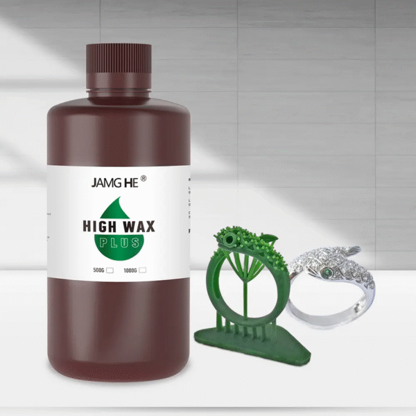 رزین ریخته گری و جواهرسازی وکس پلاس جمقه رنگ سبز (JamgHe High Wax Plus Jewelry Resin) - Image 3