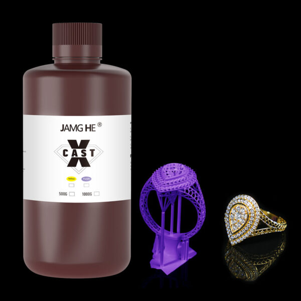 رزین ریخته گری و جواهرسازی جمقه رنگ بنفش (JamgHe X-Cast Jewelry Resin) - Image 5