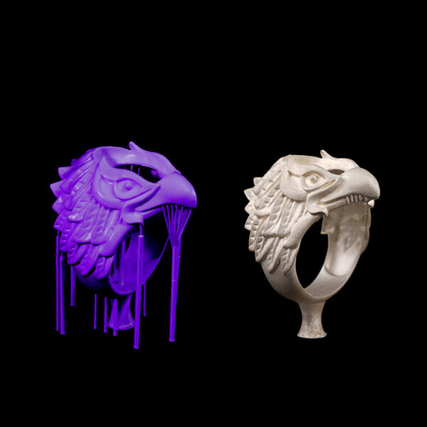 رزین ریخته گری و جواهرسازی جمقه رنگ بنفش (JamgHe X-Cast Jewelry Resin) - Image 6