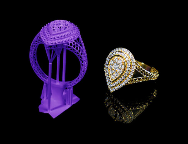 رزین ریخته گری و جواهرسازی جمقه رنگ بنفش (JamgHe X-Cast Jewelry Resin) - Image 7