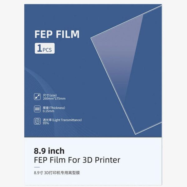 فیلم فب پرینتر سه بعدی رزینی برند ANYCUBIC سایز 8.9inch